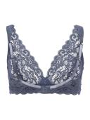 Hanro Moments Lace Soft Cup Bra 071465 Pigeon 10A / Pigeon