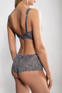 Hanro Moments Lace Soft Cup Bra 071465 Pigeon 14D / Pigeon
