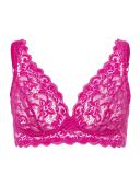 Hanro Moments Lace Soft Cup Bra 071465 Very Berry 14A