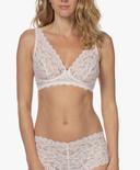 Hanro Moments Lace Soft Cup Bra Seasonal Colours 14B / Gentle Pink