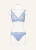 Hanro Moments Lace Soft Cup Bra Seasonal Colours 16A / Blue Moon