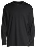 Hanro Night and Day Solid Long Sleeve Tee Black