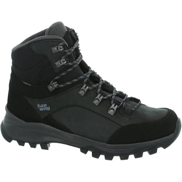 Hanwag Banks GTX Mens Hiking Boots - Black Asphalt