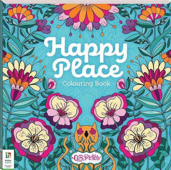 Happy Place Colouring Book