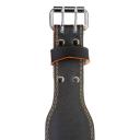 Harbinger - 4 Inch Padded Leather Belt - Black - UK Medium