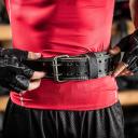 Harbinger - 4 Inch Padded Leather Belt - Black - UK Medium