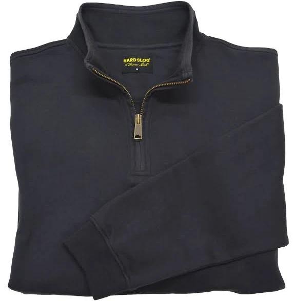 Hard Slog Mens 1/4 Zip Fleece - 4 Colours, Charcoal / 2XL