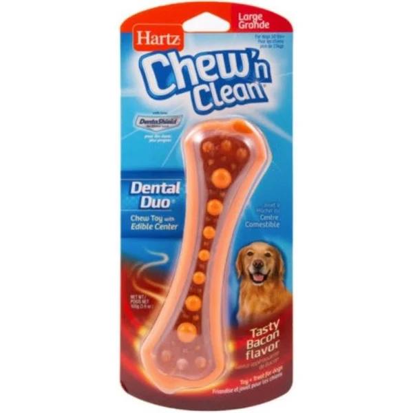 Hartz Chew N Clean Dental Duo Large Dog Toy