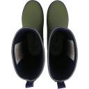 HATLEY Matte Rain Boots Green Rubber Rain Boots