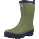 HATLEY Matte Rain Boots Green Rubber Rain Boots