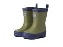 HATLEY Matte Rain Boots Green Rubber Rain Boots