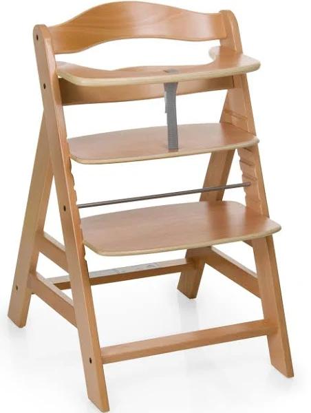 Hauck Alpha+ Natural Wooden Highchair