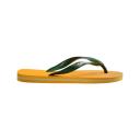 Havaianas Brasil Logo Flip Flops Blue Green - 37-38