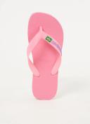 Havaianas Brasil Logo Flip Flops Pink Fuchsia - 25-26