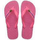 Havaianas Brasil Logo Flip Flops Pink Fuchsia - 25-26