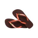 Havaianas Brazil Logo 2022 Flip Flops Blue Yellow - 37-38