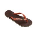 Havaianas Brazil Logo 2022 Flip Flops Blue Yellow - 37-38