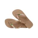 Havaianas Brazil Logo 2022 Flip Flops Blue Yellow - 37-38