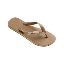Havaianas Brazil Logo 2022 Flip Flops Blue Yellow - 37-38