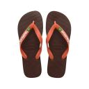 Havaianas Brazil Logo 2022 Flip Flops Blue Yellow - 37-38