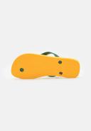 Havaianas Brazil Logo 2022 Flip Flops Yellow Green White - 43-44