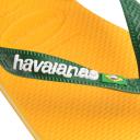 Havaianas Brazil Logo 2022 Flip Flops Yellow Green White - 43-44