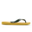 Havaianas Brazil Logo 2022 Flip Flops Yellow Green White - 43-44