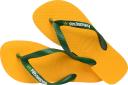 Havaianas Brazil Logo 2022 Flip Flops Yellow Green White - 43-44