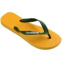 Havaianas Brazil Logo 2022 Flip Flops Yellow Green White - 43-44