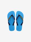 Havaianas Brazil Logo Flip Flops - Blue - 10-11
