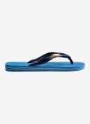 Havaianas Brazil Logo Flip Flops - Blue - 10-11