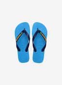 Havaianas Brazil Logo Flip Flops - Blue - 6-7