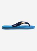 Havaianas Brazil Logo Flip Flops - Blue - 6-7