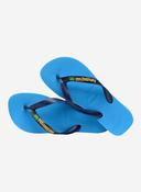 Havaianas Brazil Logo Flip Flops - Blue - 6-7