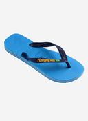 Havaianas Brazil Logo Flip Flops - Blue - 6-7