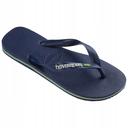Havaianas Brazil Logo Flip Flops Navy Blue - 23-24