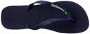 Havaianas Brazil Logo Flip Flops Navy Blue - 23-24