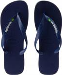 Havaianas Brazil Logo Flip Flops Navy Blue - 23-24