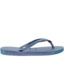 Havaianas Hav. Slim Sparkle LL Indigo Blue PVC/Glitter Womens Flip Flo