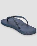 Havaianas Hav. Slim Sparkle LL Indigo Blue PVC/Glitter Womens Flip Flo