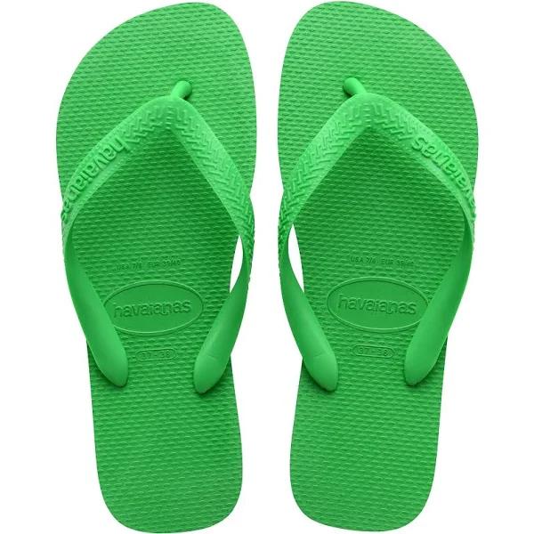 Havaianas Hav Top Unisex Flip Flops Green Freshness UK 5