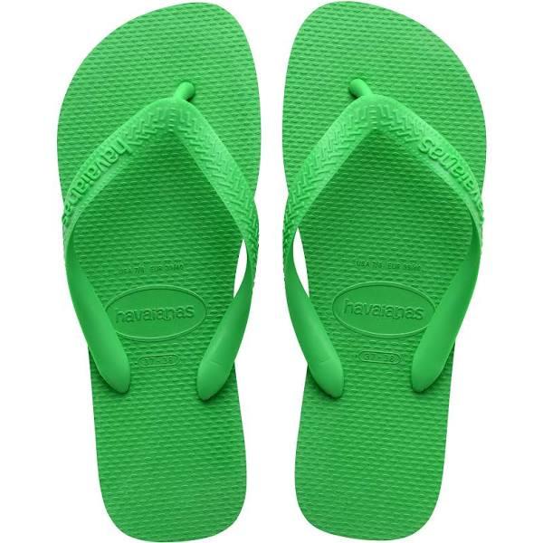 Havaianas Hav Top Unisex Flip Flops Green: UK 9/10