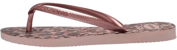Havaianas Slim Animals Flip Flops - Ballet Rose