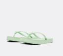 Havaianas Slim Flatform Thongs (Green Hydro, Size 37/38 BR)