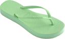 Havaianas Slim Flatform Thongs (Green Hydro, Size 37/38 BR)