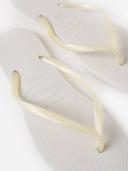 Havaianas Slim Flip Flop | White | Size 11/12 | Shopbop