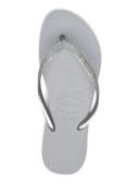 Havaianas Slim Glitter II Flip Flops - Ice Grey