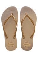 Havaianas - Slim Gloss Womens Thongs - Golden - BR 37/38