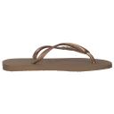 Havaianas Slim Logo Metallic Flip Flops - Rose Gold