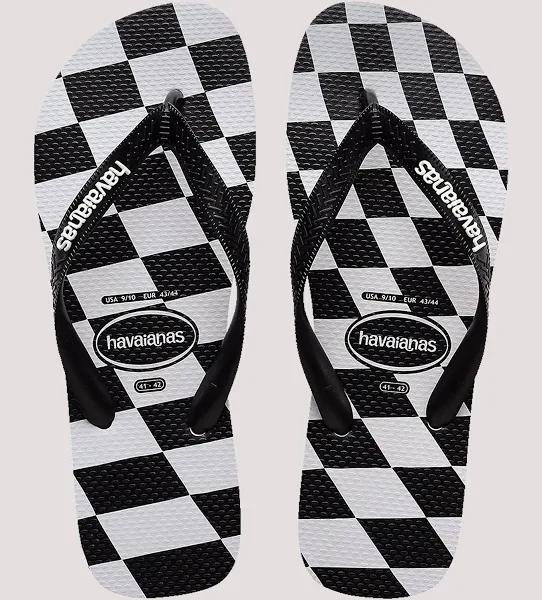 Havaianas - Top Distorded Check Black - Size 35/36